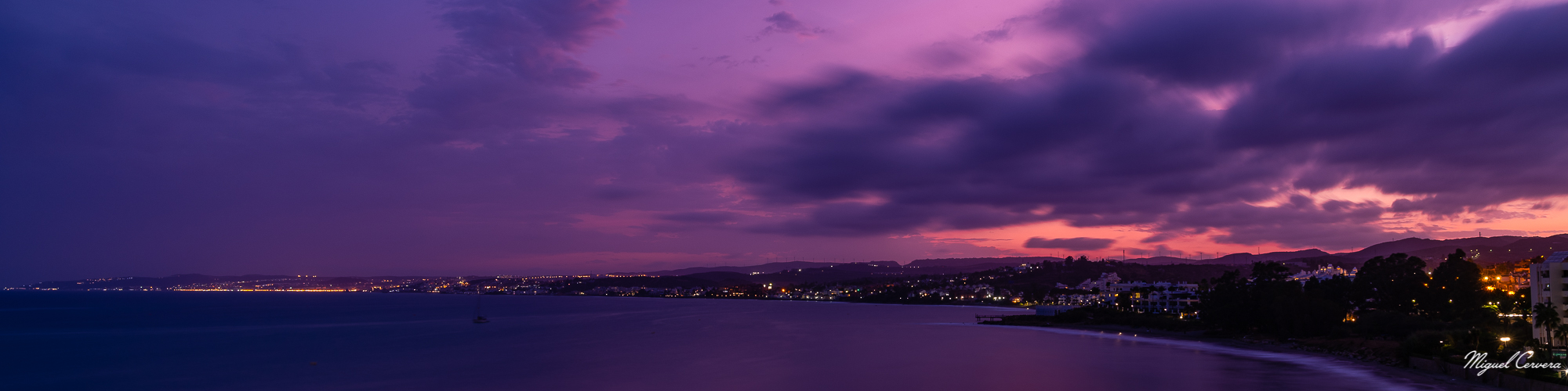 Anochecer Playa del Cristo – Estepona