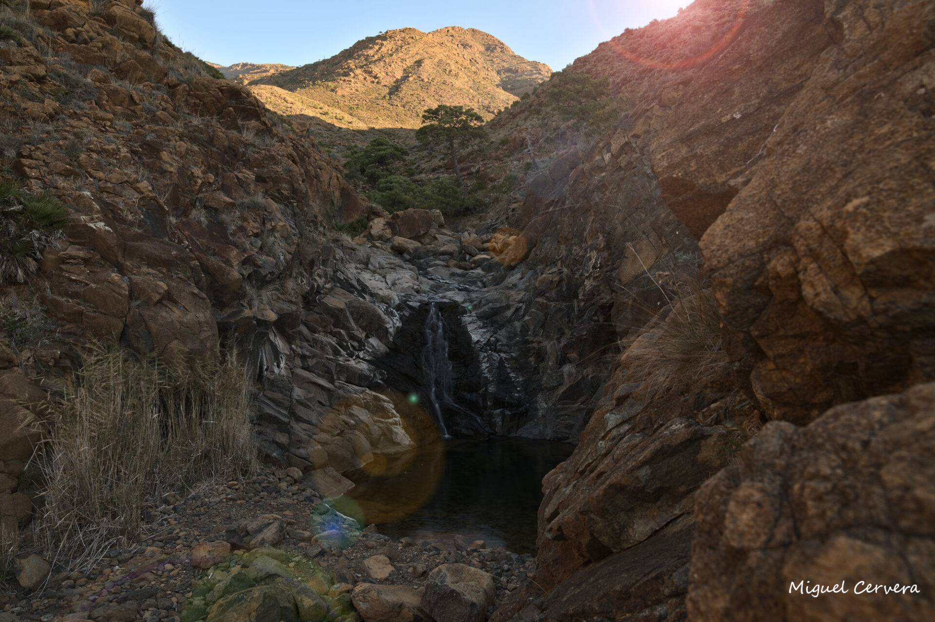 Sierra Bermeja. Editada con Gimp.